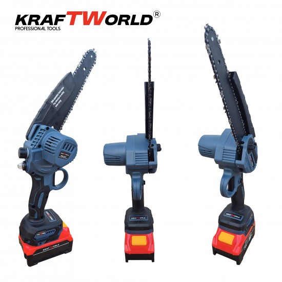 Комплект: Мини Резачка и Лозарска Ножица KraftWorld с 4бр батерии Комплект: Мини Резачка и Лозарска Ножица KraftWorld с 4бр батерии