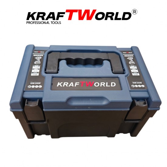 Акумулаторен Ударен Комбиниран Гайковерт-Винтоверт Kraftworld с 2 Батерии