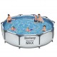 Кръгъл Сглобяем Басейн Steel Pro Max 3.66m X 76Cm – Голям, Удобен с Филтърна помпа