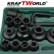 Камионджийско гедоре 26 части KraftWorld – 3/4″ & 1″, ударни вложки 21–65 мм Камионджийско гедоре 26 части KraftWorld – 3/4″ & 1″, ударни вложки 21–65 мм
