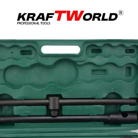 Камионджийско гедоре 26 части KraftWorld – 3/4″ & 1″, ударни вложки 21–65 мм Камионджийско гедоре 26 части KraftWorld – 3/4″ & 1″, ударни вложки 21–65 мм
