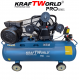 Професионален компресор за въздух KraftWorld Pro 100 литра, ремъчно задвижване