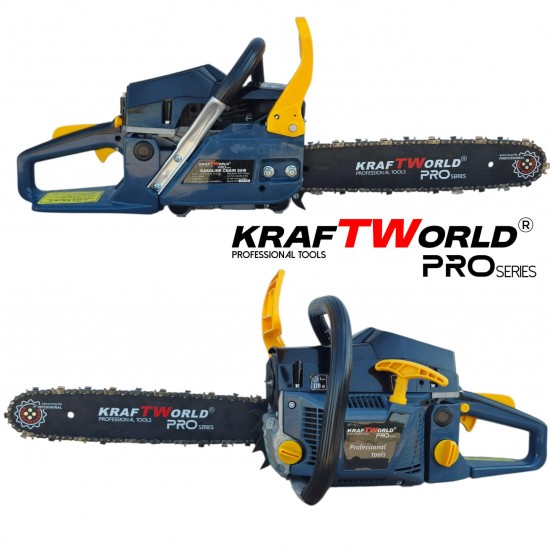 Бензинова резачка KraftWorld PRO 7.5 HP, 72cc, Easy Start, антивибрационна система