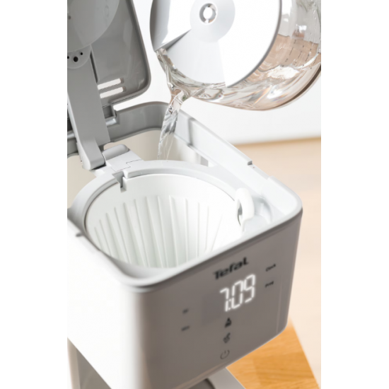 Кафемашина Tefal Sense CM693110, 1000 W, 1.25 л,бяла