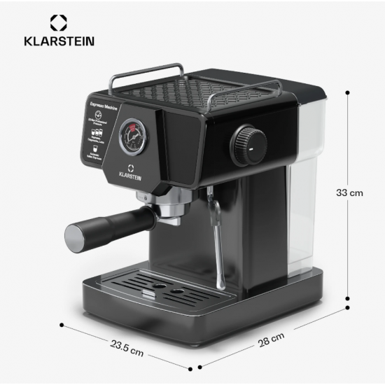 Кафемашина с лост Libeica, 1350 W, 19 бара, сензорно управление, неръждаема стомана