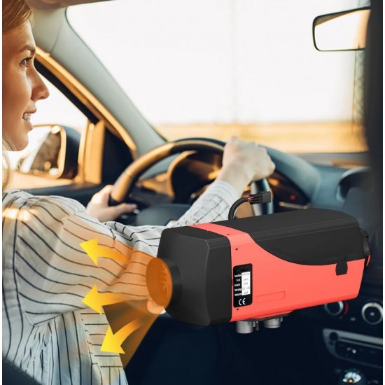 Дизелова печка 2 kW, 12V, 10 л резервоар, LCD и дистанционно