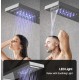 Душ панел с хидромасаж и LED, 5 в 1 с дъжд, водопад, хидромасаж и ръчен душ, неръждаема стомана