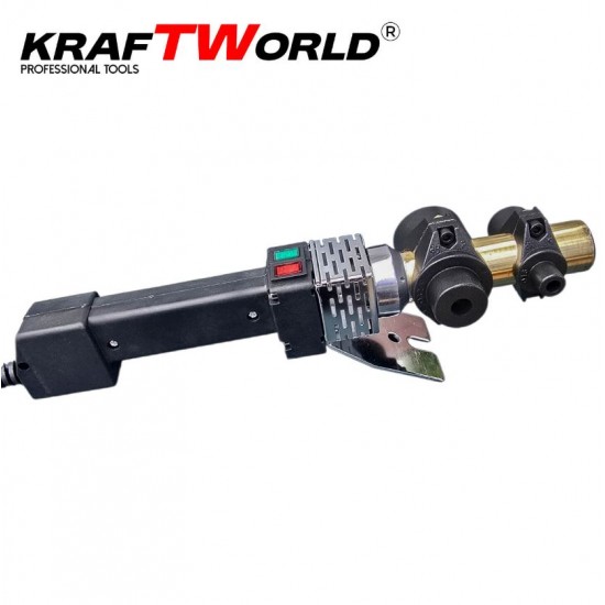 Поялник за PPR тръби KraftWorld 2500W с 4 тефлонови накрайника