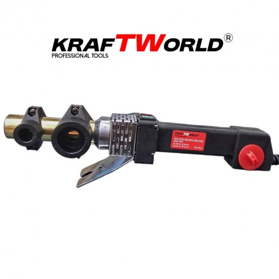 Поялник за PPR тръби KraftWorld 2500W с 4 тефлонови накрайника