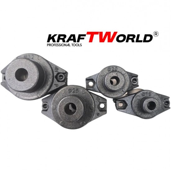 Поялник за PPR тръби KraftWorld 2500W с 4 тефлонови накрайника