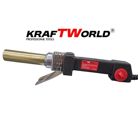Поялник за PPR тръби KraftWorld 2500W с 4 тефлонови накрайника