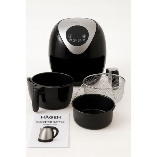 Дигитален фритюрник с горещ въздух GOURMETmaxx Airfryer 1500W 8-в-1