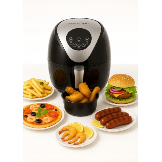 Дигитален фритюрник с горещ въздух GOURMETmaxx Airfryer 1500W 8-в-1