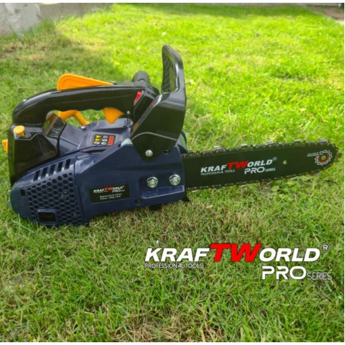 Бензинова Мини Резачка KraftWorld PRO 25.4cc с 2 Шини и 2 Вериги
