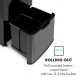 Кош за отпадъци Touchless Black Stainless Steel